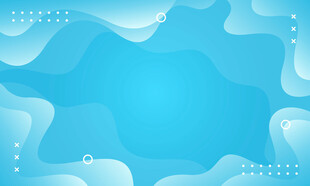 梦幻蓝色流体渐变背景图