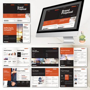 高档房地产企业画册indd模板