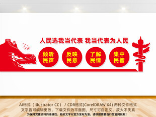 人大代表之家文化背景墙