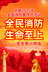2025年全国消防宣传月挂图