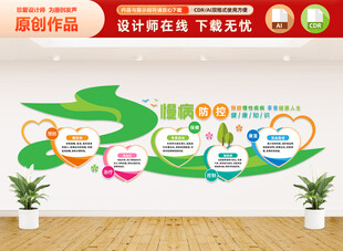 慢性病防控文化墙