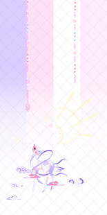 梦幻花朵线条插画