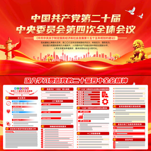 二十届四中全会展板宣传栏