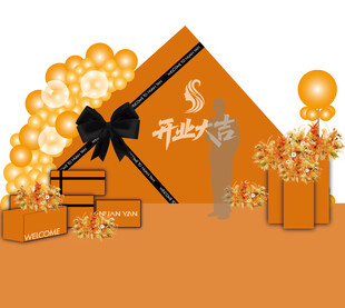 低成本开业布置