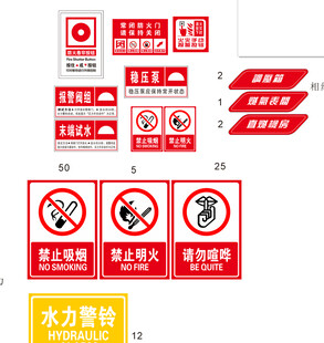 消防类标牌源文件合集