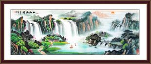 山水画风景山水画