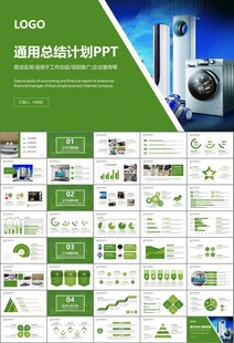 家电电器行业工作总结ppt模板