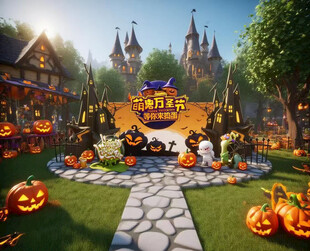 万圣节美陈