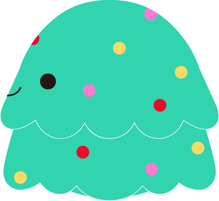 可爱波点小章鱼