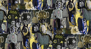 复古风格人物图案设计