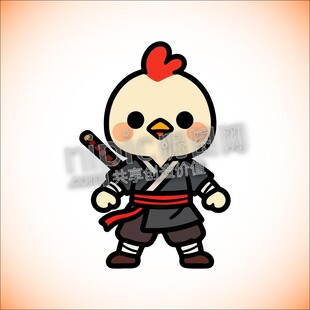 卡通武侠小鸡古装