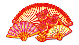 喜庆扇子
