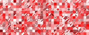 红白格子图案纹理背景