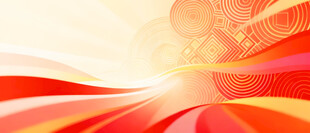 绚丽动感的橙红色渐变背景