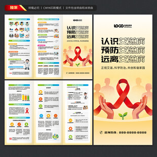 艾滋病三折页