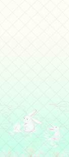 淡绿色渐变背景雪花图案