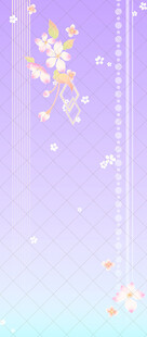 梦幻紫色花卉背景图