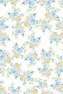 清新碎花图案背景