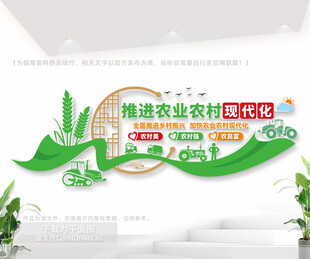 推进农业农村现代化文化墙