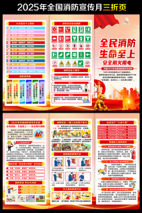 2025全国消防安全月宣传手册