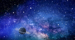 银河宇宙星空背景图