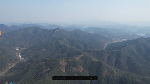 山峦壮阔远景图