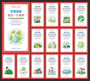 保护环境展板