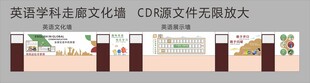 英语学科走廊文化墙