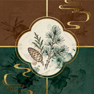 中国风精油包装