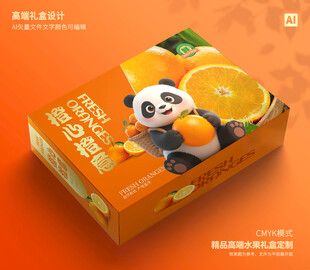 橙子包装 脐橙礼盒