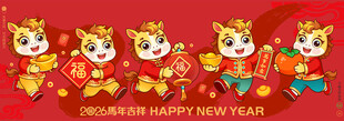 马年卡通形象