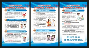 预防接种日展板