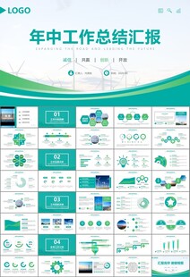 风力发电风能能源环保宣传ppt