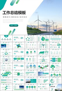 风力发电风能能源环保宣传ppt