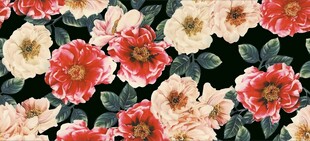 复古花卉图案背景