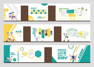 健身房文化墙
