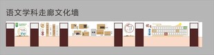 语文学科走廊文化墙