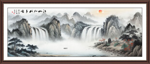 大厅山水画