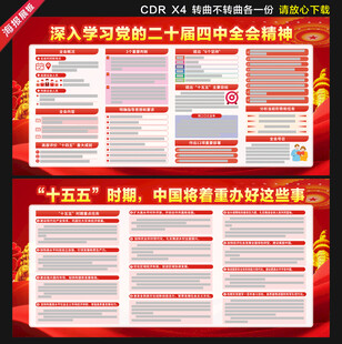 二十届四中全会展板