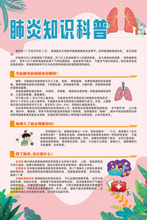 肺炎知识科普