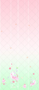 粉色渐变花卉背景图