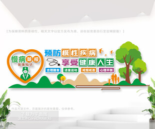 慢病防控户外文化墙