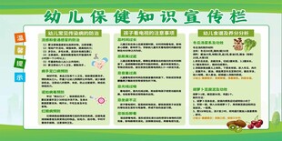 幼儿保健知识宣传栏