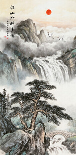 玄关山水装饰画