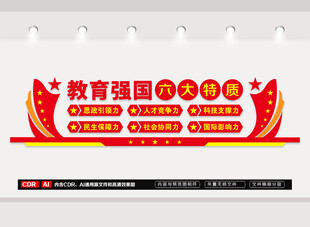 教育强国文化墙