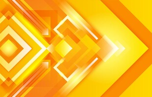 橙黄色几何箭头背景图