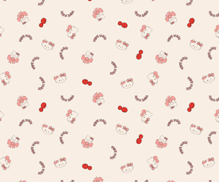 粉色可爱小元素图案背景