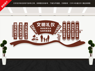 文明礼仪文化墙