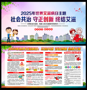 2025年世界艾滋病日海报
