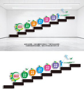 学校楼梯文化墙